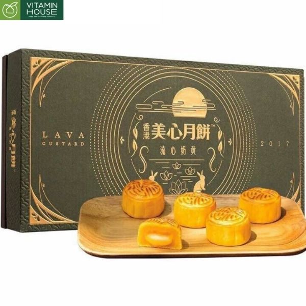 Bánh trung thu Lava Custard Golden HK