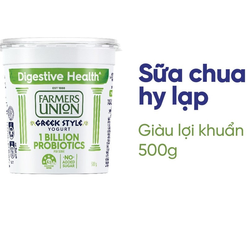 Sữa Chua Hy Lạp Probiotic Greek Farmers Union Úc Hộp 1kg