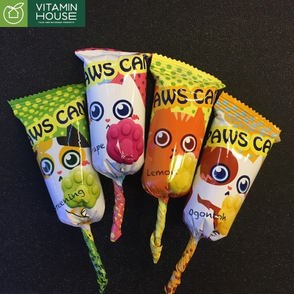 Kẹo mút bàn chân Paws Can
