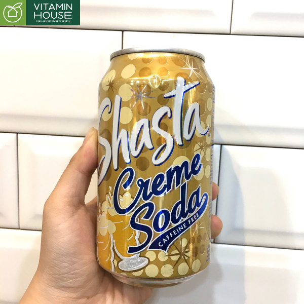 Nước Ngọt Vị Cream Soda Shasta Mỹ Lon 355ml