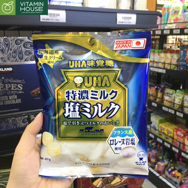 Kẹo Sữa Muối UHA 8.2 Tokuno 75G