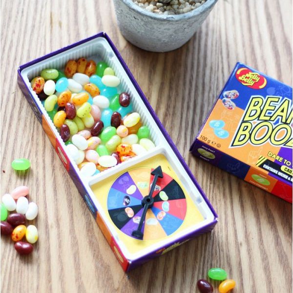 Kẹo Thối Kèm Vòng Xoay Jelly Belly Bean Boozled Mỹ Hộp 100g