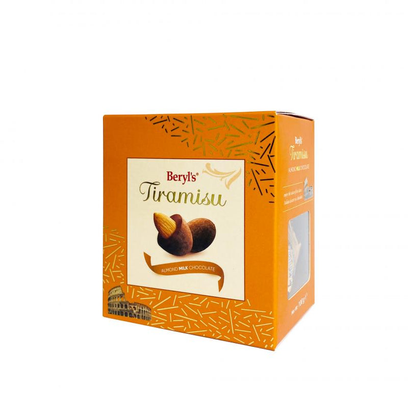 Chocolate Sữa Hạnh Nhân Beryl's Tiramisu Malaysia Hộp 100g (Đỏ)