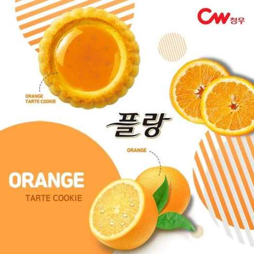 Bánh Flan CW Orange 160g