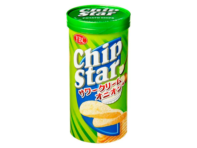 Snack Khoai Tây Vị Kem Chua Hành Tây Chip Star Nhật Hộp 50g
