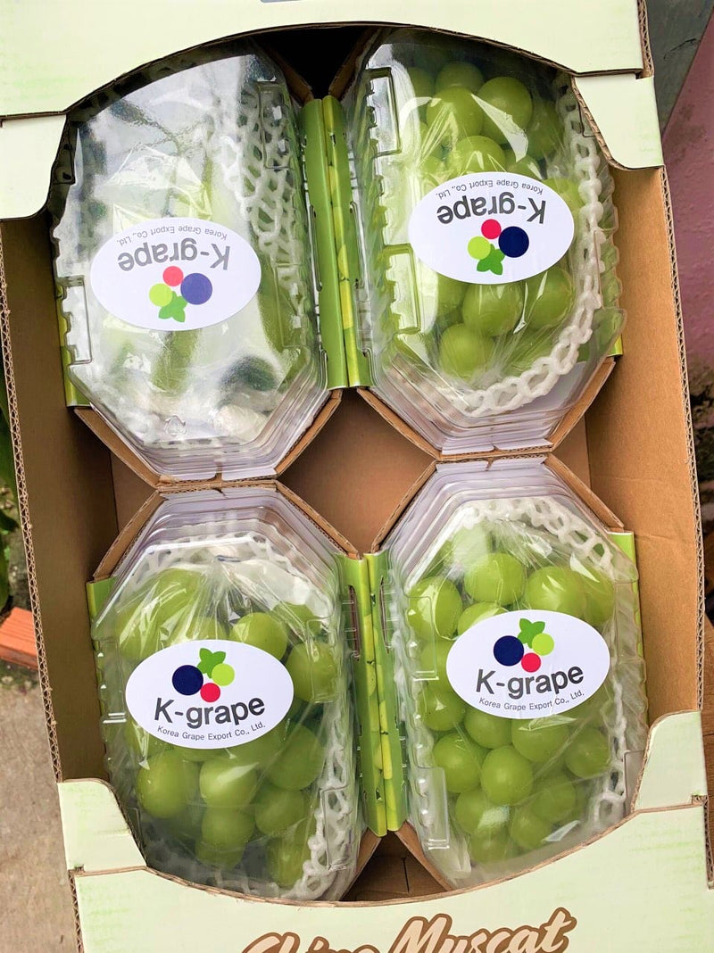 [Trái cây nhập khẩu] Hộp Nho Mẫu Đơn Hàn Quốc K-GRAPE (~800G)
