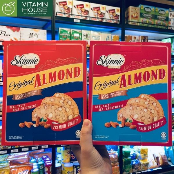 Bánh hạnh nhân Skinnie Biscotti 135g