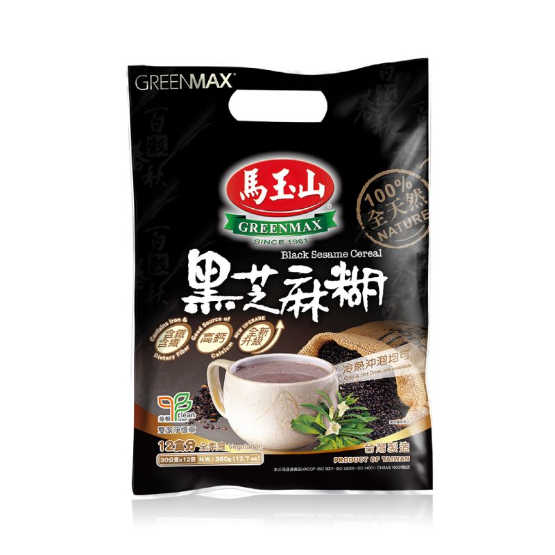 Gói Ngũ Cốc Mè Đen Greenmax 360G