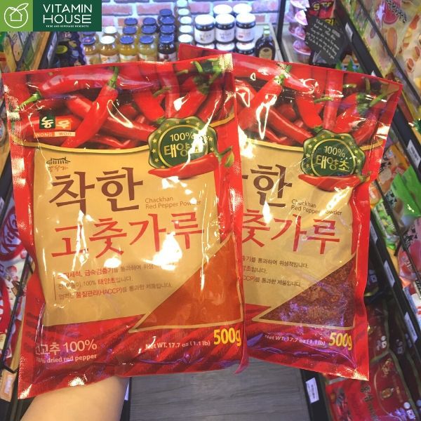 Ớt bột Hàn Quốc mịn 500g