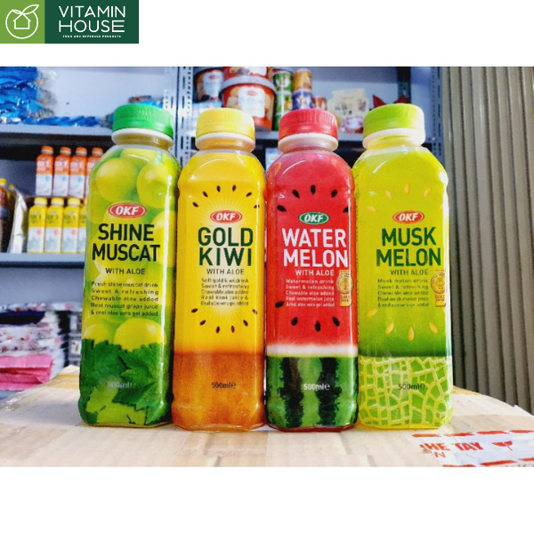 Nước Musk Melon With Aloe OKF 500ml