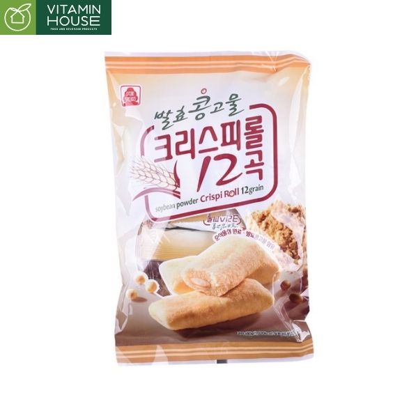 Bánh Xốp Cuộn 12 loại Ngũ Cốc Vị Khoai Môn Pei Tien ĐL Gói 180g