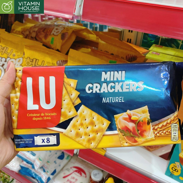 Bánh Lu Mini Crackers Naturel Pháp 250g