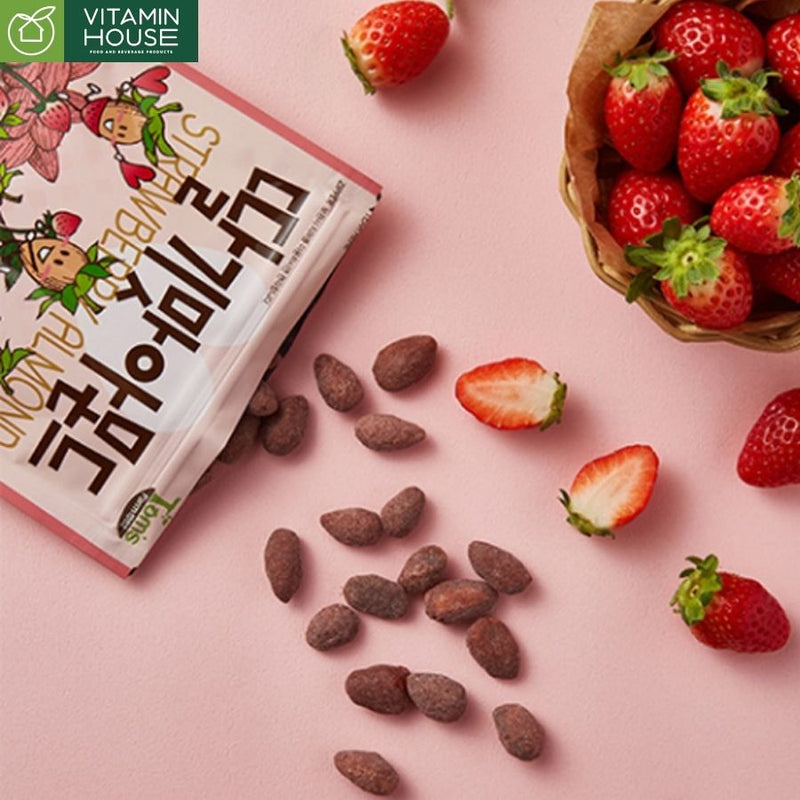 Hạnh nhân tẩm vị dâu TomsFarm 210g