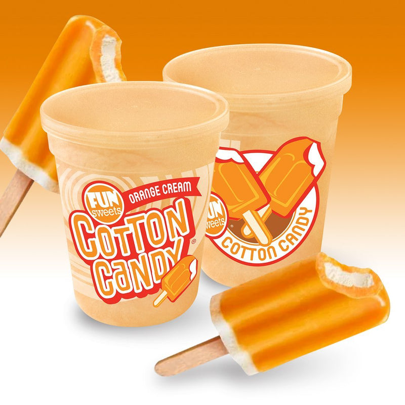 Kẹo Bông Gòn Vị Orange Cream Fun Sweet Mỹ Hộp 56g