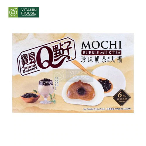 Bánh Mochi Vị Trà Sữa Qidea ĐL Hộp 210g