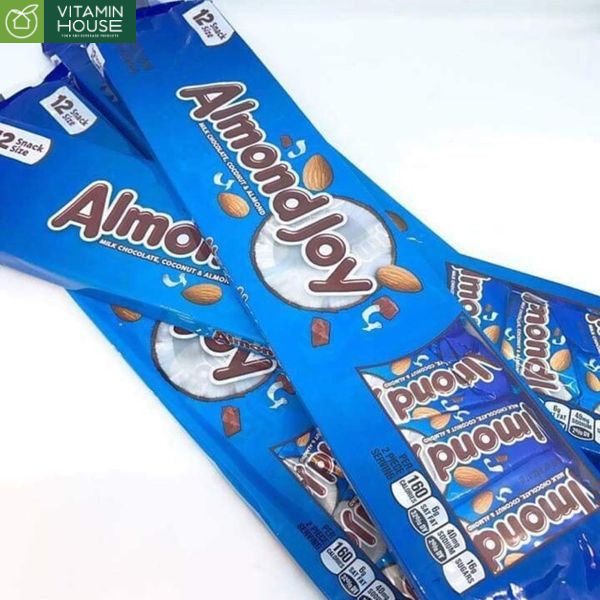 Socola Dừa Almond Joy 12 Snack Size (xanh)