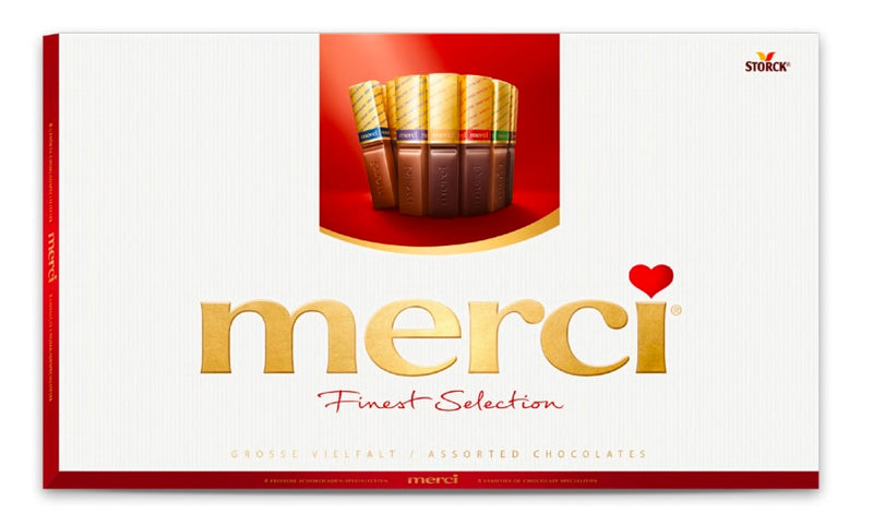 Hộp Chocolate Hỗn Hợp Merci Finest Selection 400g