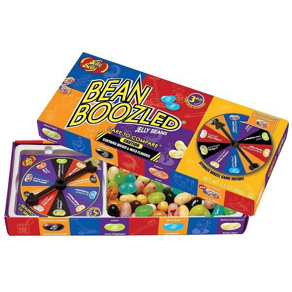 Kẹo Thối Kèm Vòng Xoay Jelly Belly Bean Boozled Mỹ Hộp 100g