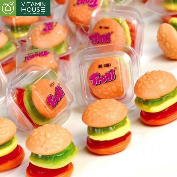 Kẹo Dẻo Trolli Mini Burger 170g (gói)