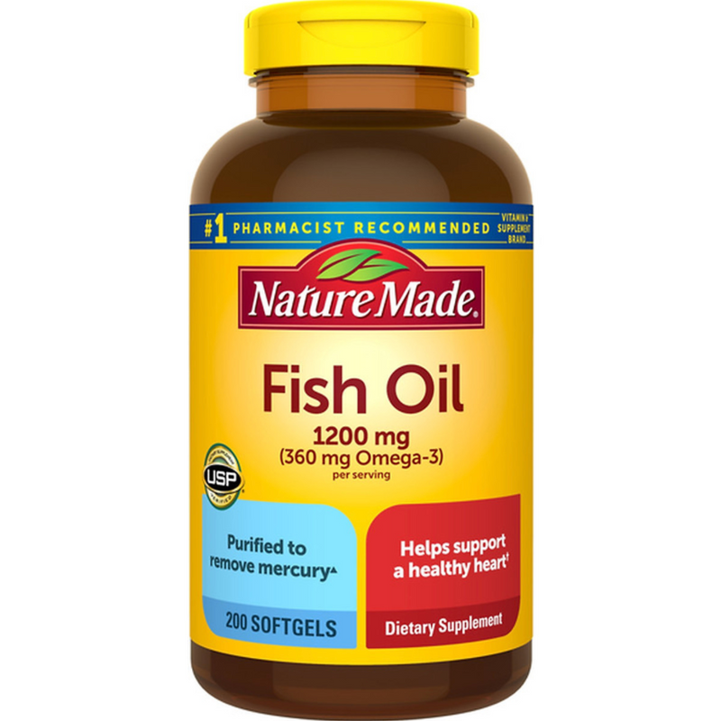 Dầu Cá Nature Made Fish Oil Omega-3 Mỹ