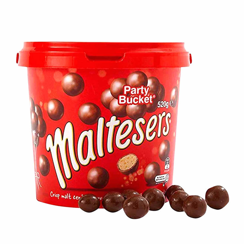 Chocolate Nhân Bánh Maltesers Party Bucket Mỹ Hộp 520g