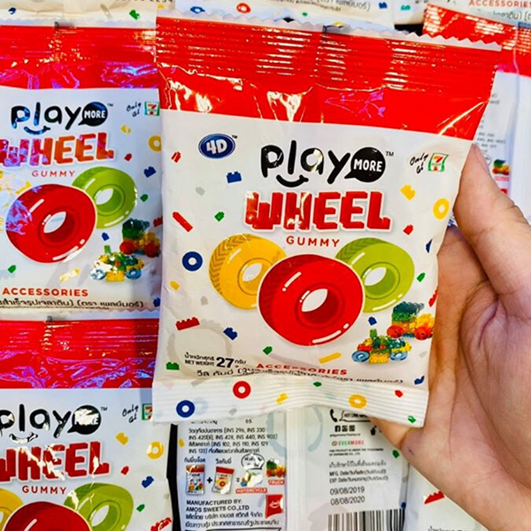 Kẹo Dẻo Play Bánh Xe 27G