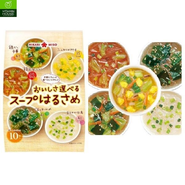 Miến Dinh Dưỡng Ăn Liền Hikari Miso Nhật Túi 10 Gói