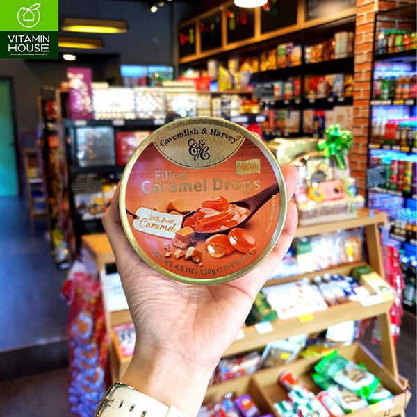 Kẹo Đức Hộp Thiếc Caramel Drop (New)