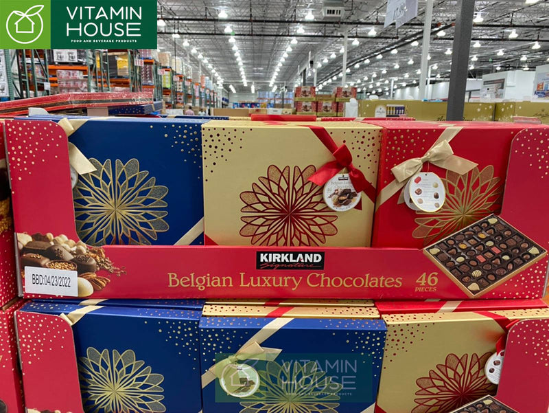Hộp Chocolate Kirkland Belgian Luxury Mỹ 46v