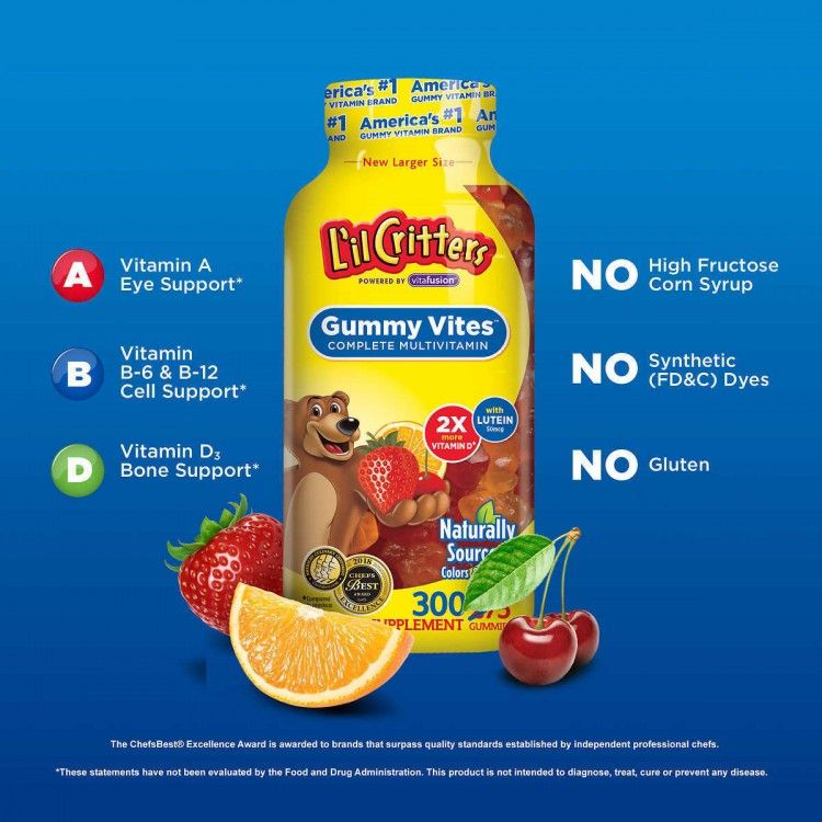Gummy Vites Multivitamin Tổng Hợp Cho Bé 300v