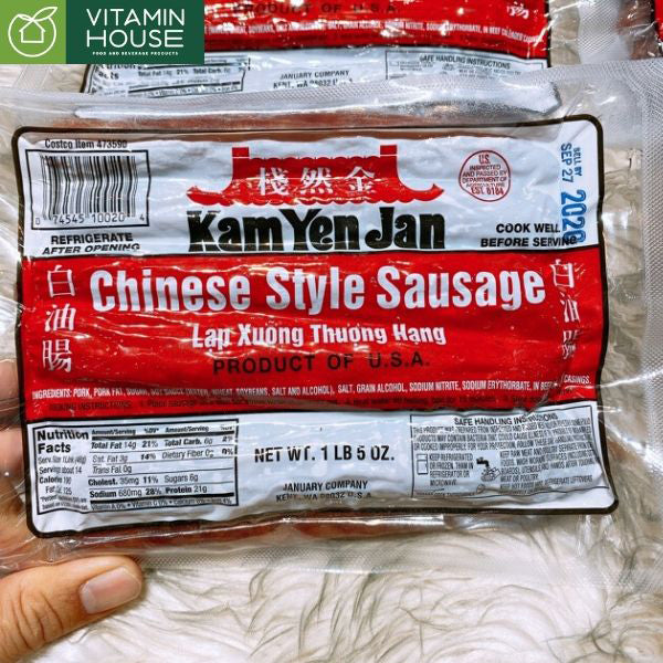 Lạp xưởng thượng hạng KamYenJan USA