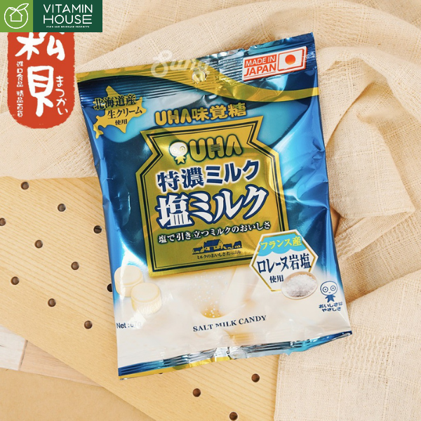 Kẹo Sữa Muối UHA 8.2 Tokuno 75G
