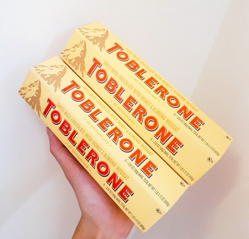 Chocolate Nhân Mật Ong & Hạnh Nhân Nougat Toblerone 600g
