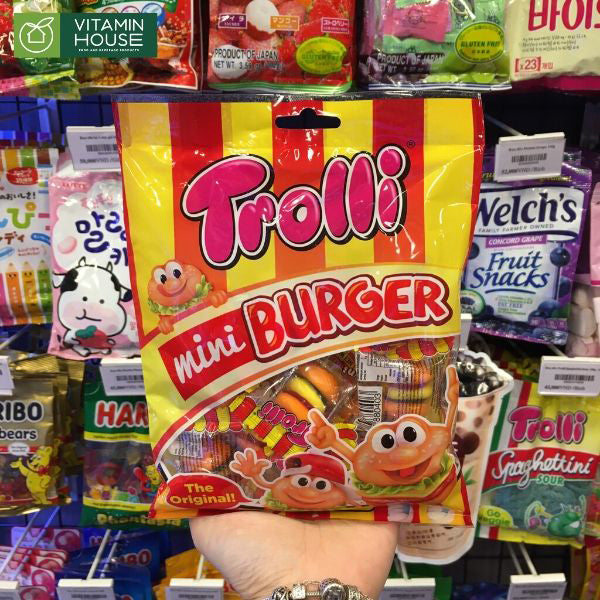 Kẹo dẻo Trolli mini burger 90g