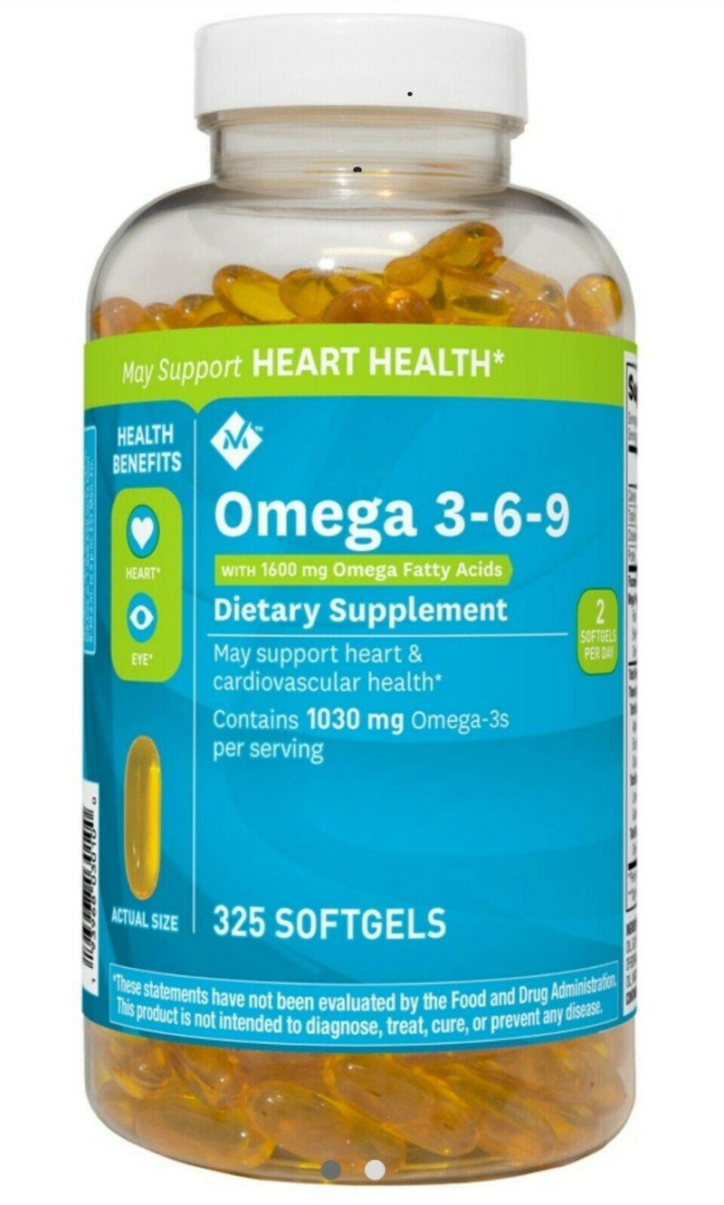 Viên Uống Dầu Cá Omega 369 Member Mark Mỹ Hộp 325 Viên