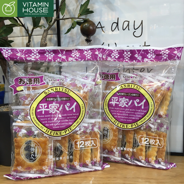 Bánh Nướng Nho Khô Sanritsu 12c