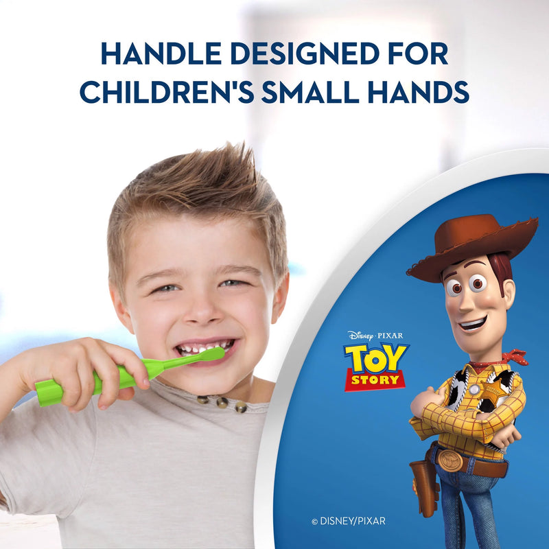 Bàn Chải Pin Trẻ Em Disney Toy Story + 6 Đầu Bàn Chải Thay Thế (Xanh)