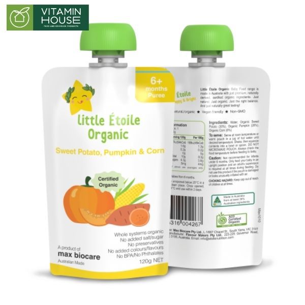 Little Etoile Organic - Sweet Potato, Pumpkin & Corn