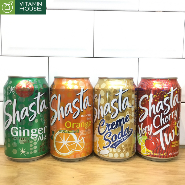 Nước Ngọt Vị Cream Soda Shasta Mỹ Lon 355ml