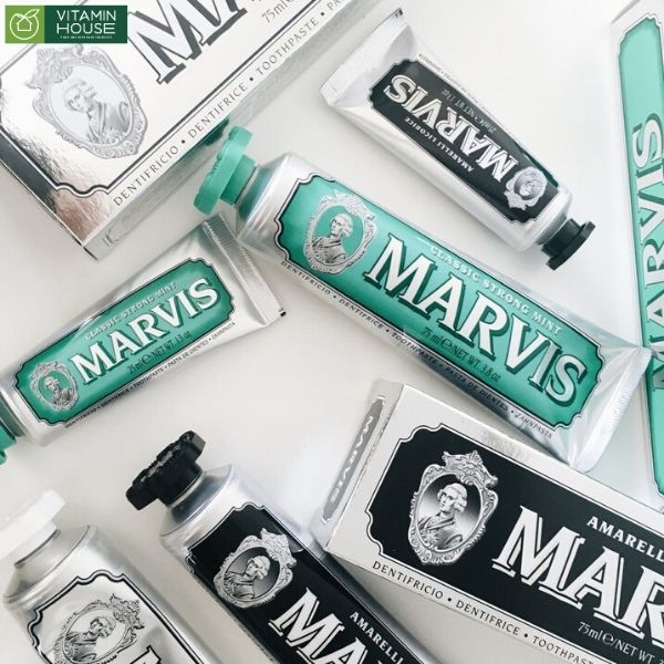 Kem Đánh Răng MARVIS - Classic Strong Mint 85ml