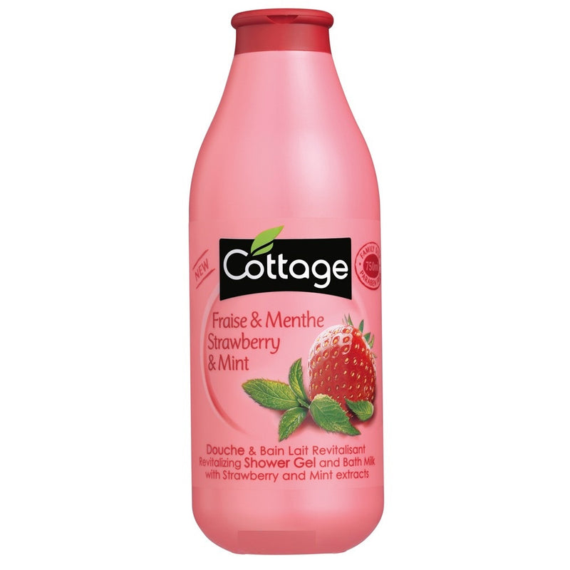 Sữa tắm Cottage 750ml fraise & menthe