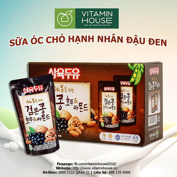 Sữa óc chó hạnh nhân đậu đen 195ml