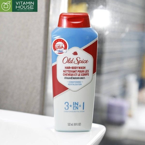 Sữa Tắm Gội cho nam Old Spice 3in1 532ml