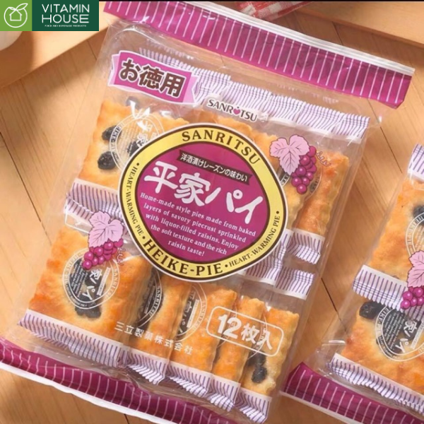 Bánh Nướng Nho Khô Sanritsu 12c