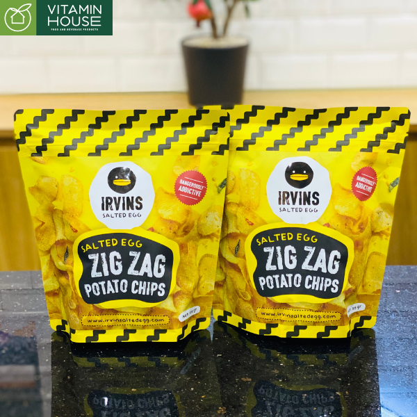 Khoai Tây Trứng Muối Zig Zag IRVINS 105g