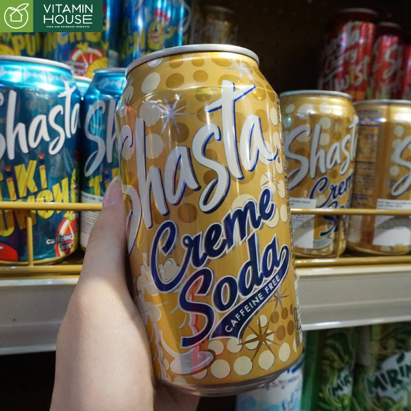 Nước Ngọt Vị Cream Soda Shasta Mỹ Lon 355ml