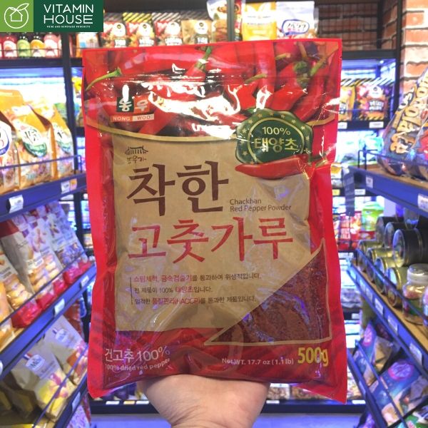 Ớt bột kim chi Nongwoo 500g