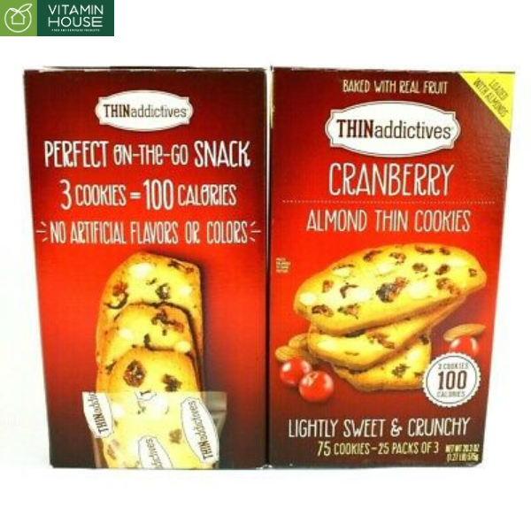 Bánh Quy Cranberry  Almond Thin Cookies 575g