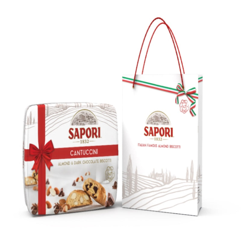 Bánh Quy Hạnh Nhân Chocolate Sapori Ý Hộp 350g