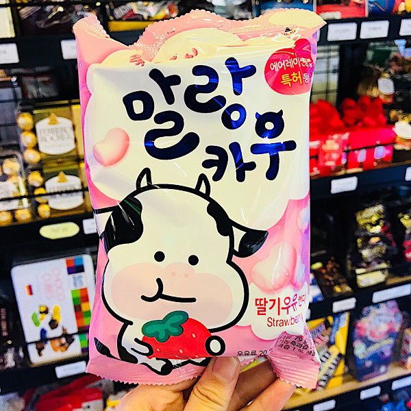 Kẹo Sữa Bò Lotte Vị Dâu Hàn Quốc 79g